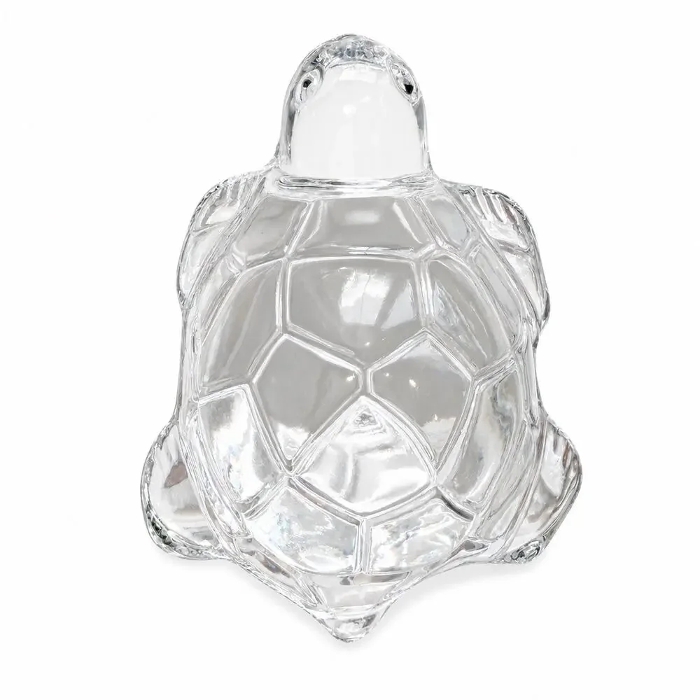 Towle Full Lead Austrian Crystal Turtle Bottle Stopper Wine Decanter Accessory